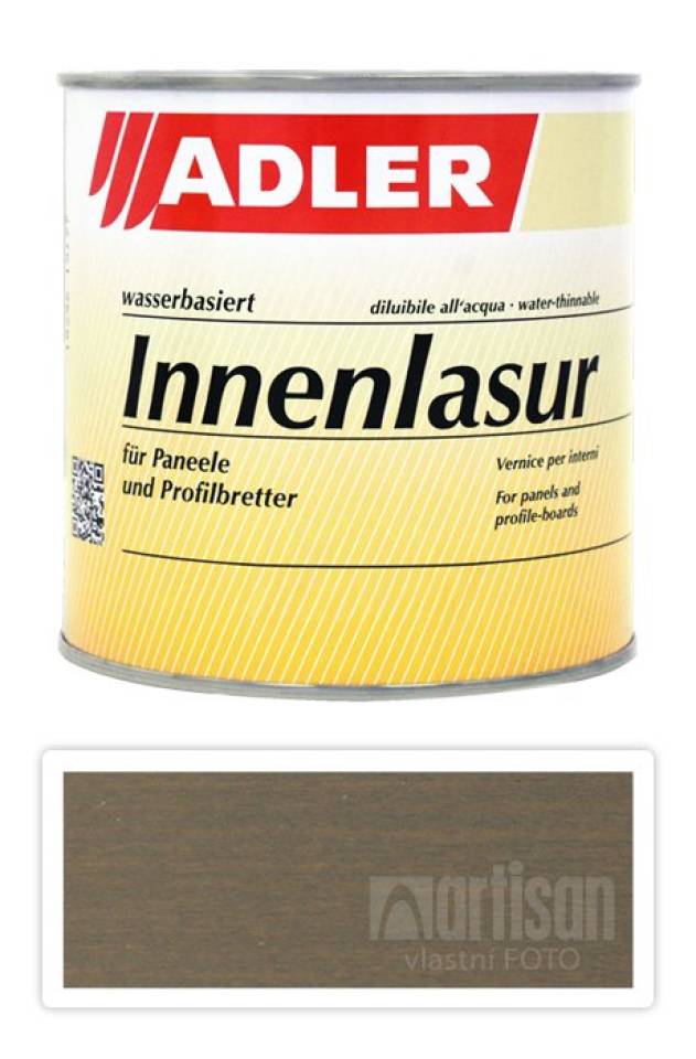 ADLER Innenlasur UV 100 - přírodní lazura na dřevo pro interiéry 0.75 l Kanguru ST 05/3
