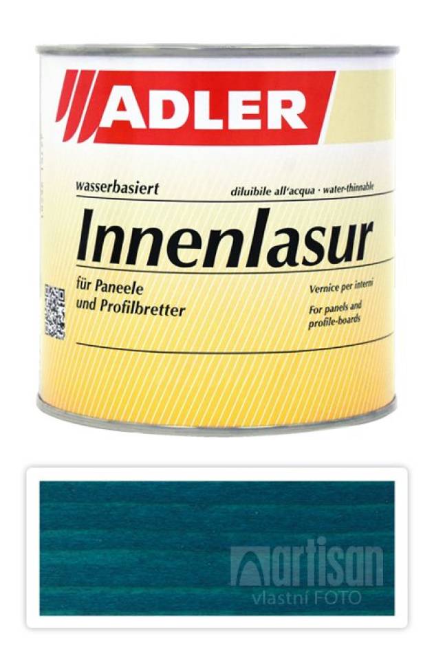 ADLER Innenlasur UV 100 - přírodní lazura na dřevo pro interiéry 0.75 l Kolibri ST 07/4