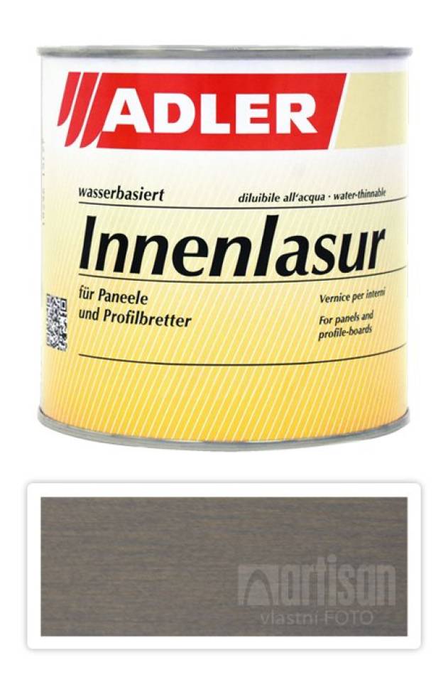 ADLER Innenlasur UV 100 - přírodní lazura na dřevo pro interiéry 0.75 l Mondpyramide ST 08/2