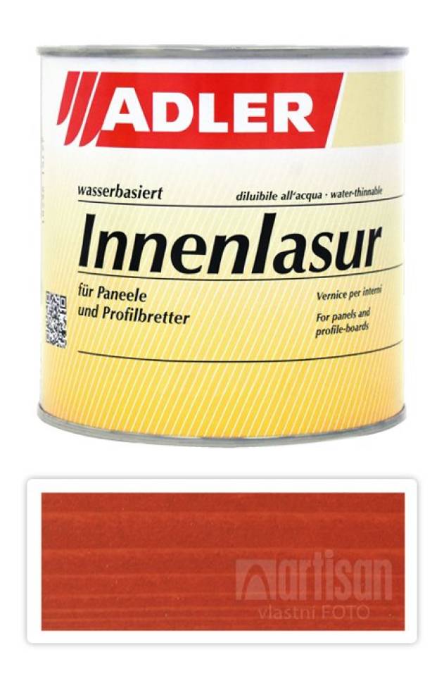 ADLER Innenlasur UV 100 - přírodní lazura na dřevo pro interiéry 0.75 l Sanddorngelee ST 03/1