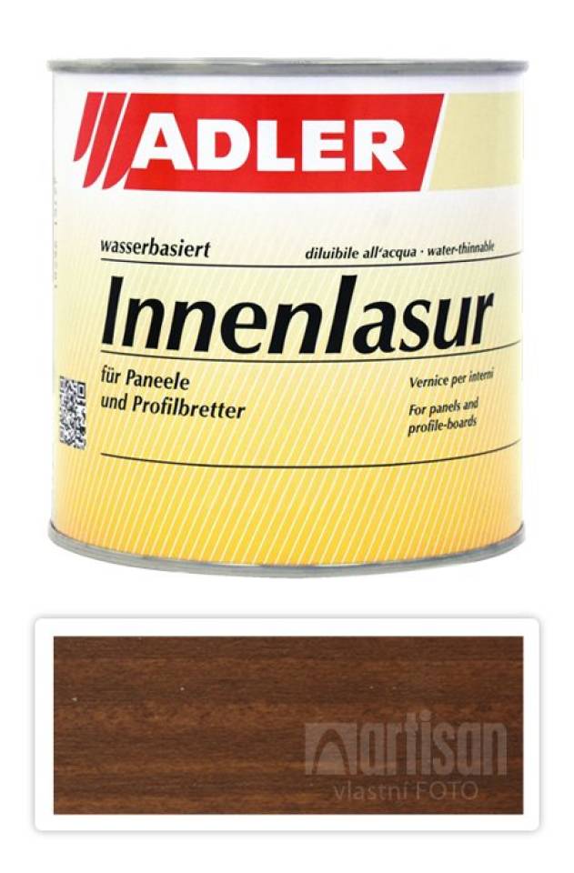 ADLER Innenlasur UV 100 - přírodní lazura na dřevo pro interiéry 0.75 l Tango ST 13/5