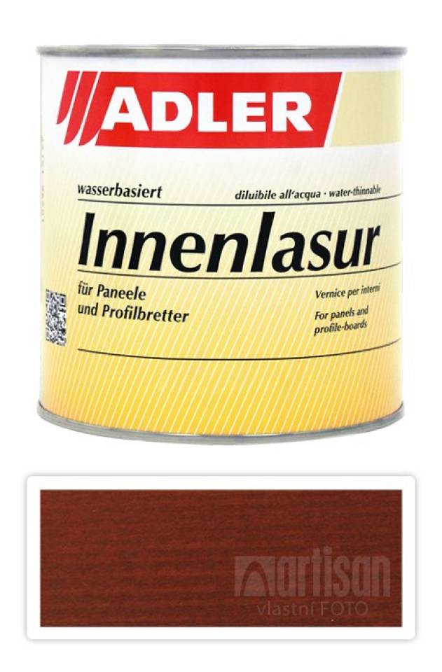 ADLER Innenlasur - vodou ředitelná lazura na dřevo pro interiéry 0.75 l Abendrot ST 02/5
