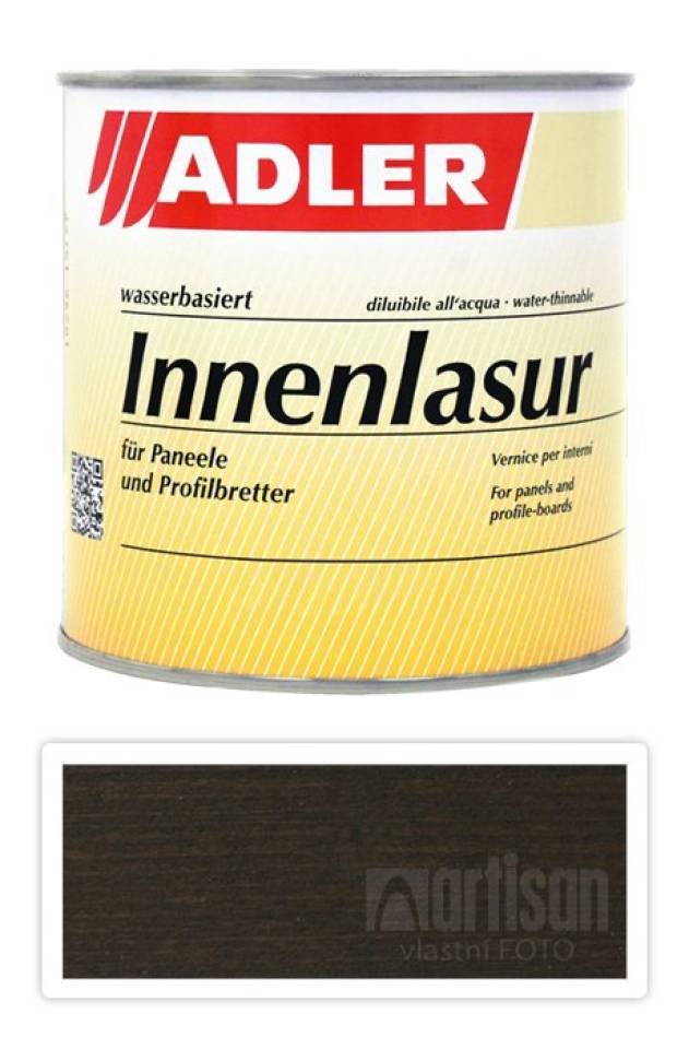 ADLER Innenlasur - vodou ředitelná lazura na dřevo pro interiéry 0.75 l Darth Vader ST 04/5