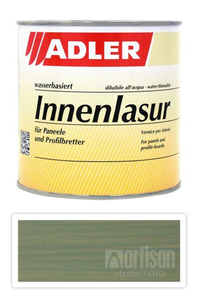 ADLER Innenlasur - vodou ředitelná lazura na dřevo pro interiéry 0.75 l Mohair LW 14/5