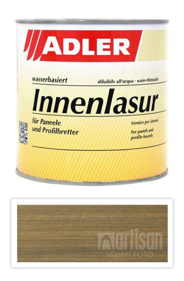 ADLER Innenlasur - vodou ředitelná lazura na dřevo pro interiéry 0.75 l Sen LW 12/3