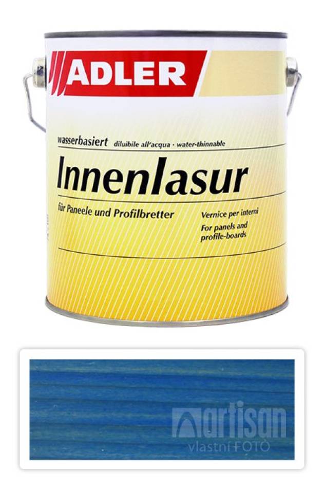 ADLER Innenlasur - vodou ředitelná lazura na dřevo pro interiéry 2.5 l Achtensee LW 16/5