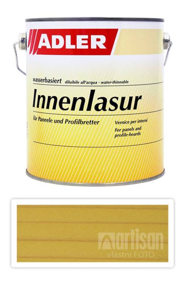 ADLER Innenlasur - vodou ředitelná lazura na dřevo pro interiéry 2.5 l Helios ST 12/1