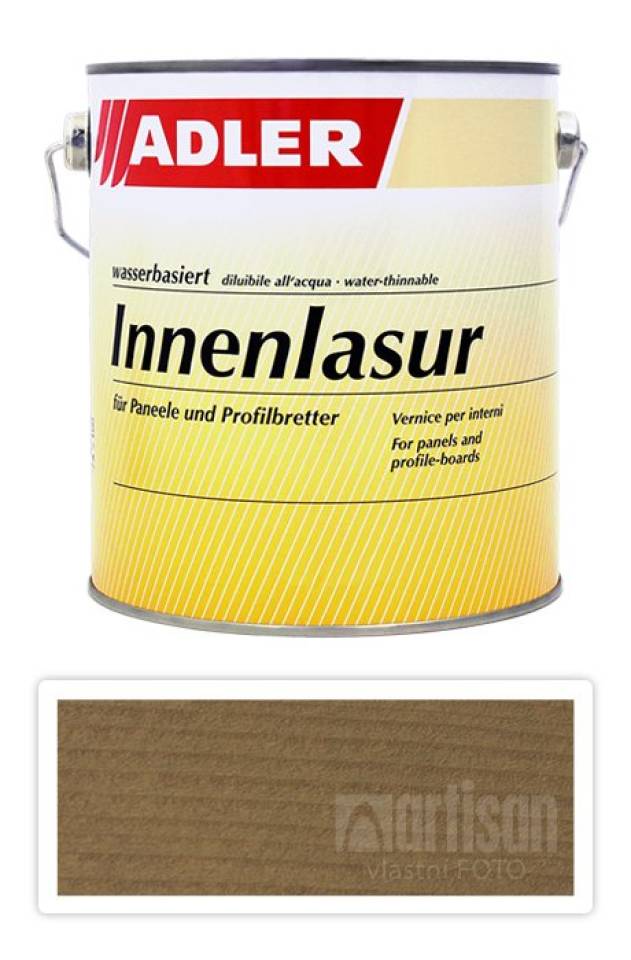 ADLER Innenlasur - vodou ředitelná lazura na dřevo pro interiéry 2.5 l Nomade ST 06/5