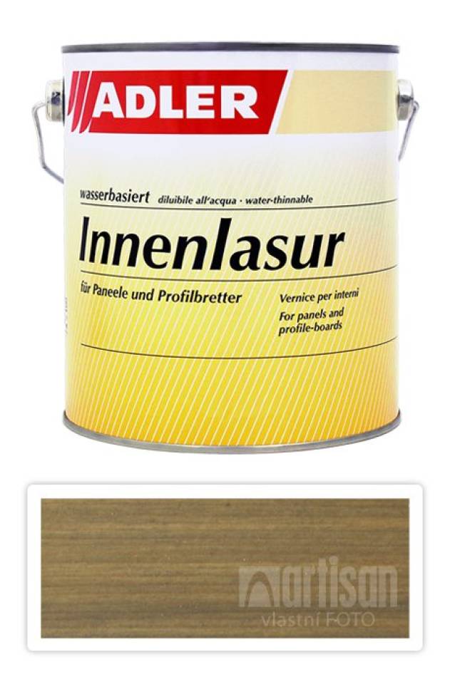 ADLER Innenlasur - vodou ředitelná lazura na dřevo pro interiéry 2.5 l Sen LW 12/3