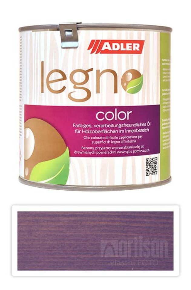 ADLER Legno Color - zbarvující olej pro ošetření dřevin 0.75 l Circe ST 12/4