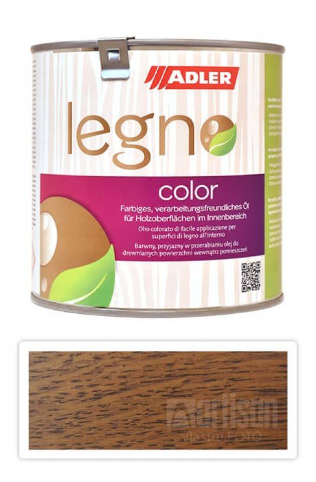ADLER Legno Color - zbarvující olej pro ošetření dřevin 0.75 l SK 18