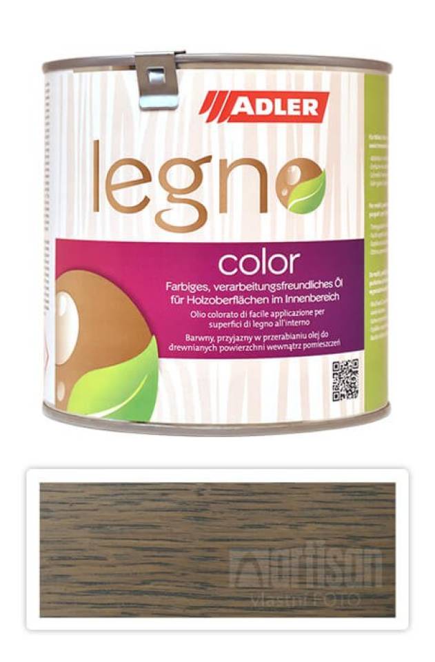 ADLER Legno Color - zbarvující olej pro ošetření dřevin 0.75 l SK 28