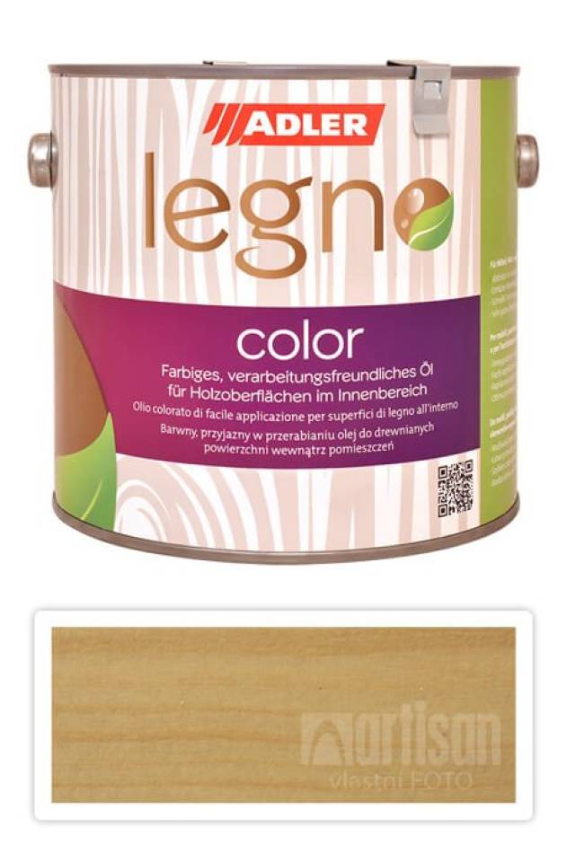 ADLER Legno Color - zbarvující olej pro ošetření dřevin 2.5 l Crémant ST 13/3