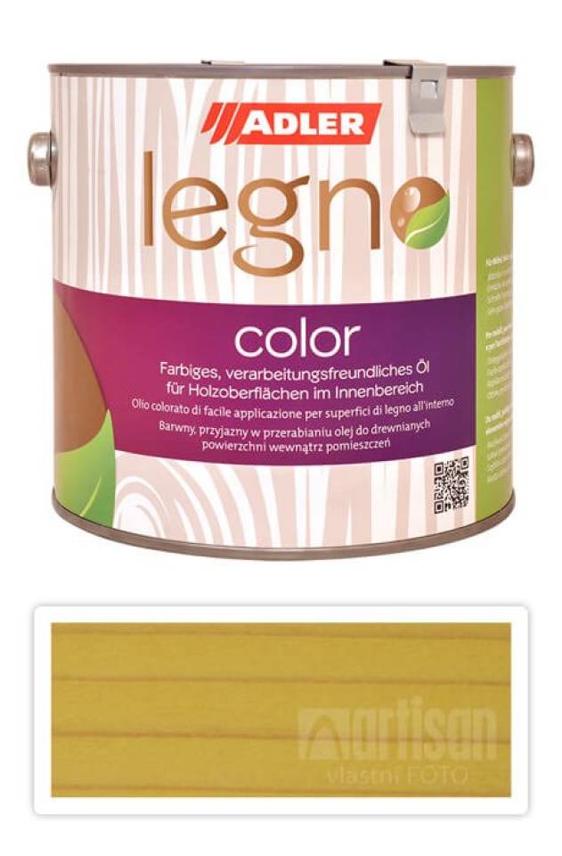 ADLER Legno Color - zbarvující olej pro ošetření dřevin 2.5 l Helios ST 12/1