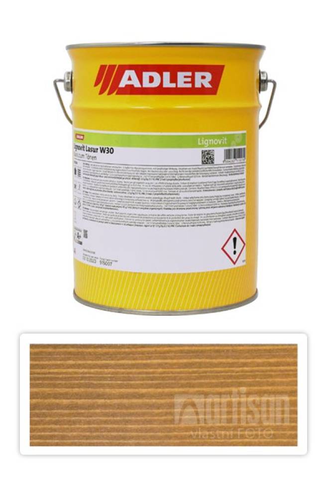 ADLER Lignovit Lasur - vodou ředitelná lazura na dřevo v exteriéru 4 l Kaštan