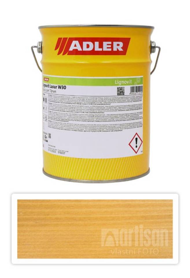 ADLER Lignovit Lasur - vodou ředitelná lazura na dřevo v exteriéru 4 l Modřín 53138