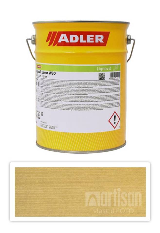 ADLER Lignovit Lasur - vodou ředitelná lazura na dřevo v exteriéru 4 l Sandbeige / Pískově béžová 53155
