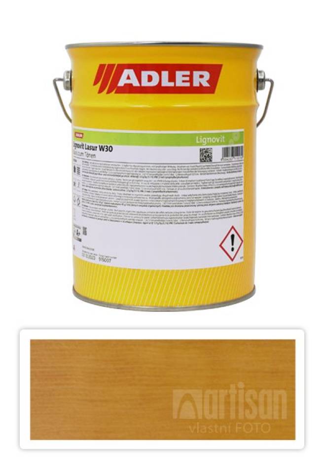ADLER Lignovit Lasur - vodou ředitelná lazura na dřevo v exteriéru 4 l Vrba 53136