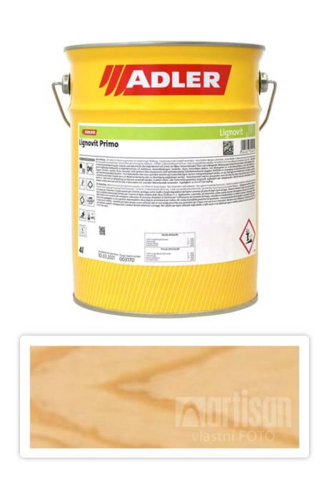 ADLER Lignovit Primo - vodou ředitelná impregnace 4 l Bezbarvá 53134