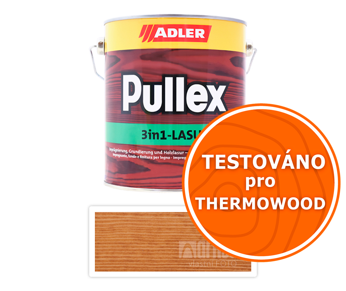 ADLER Pullex 3in1 Lasur - tenkovrstvá impregnační lazura 2.5 l Modřín 4435050045