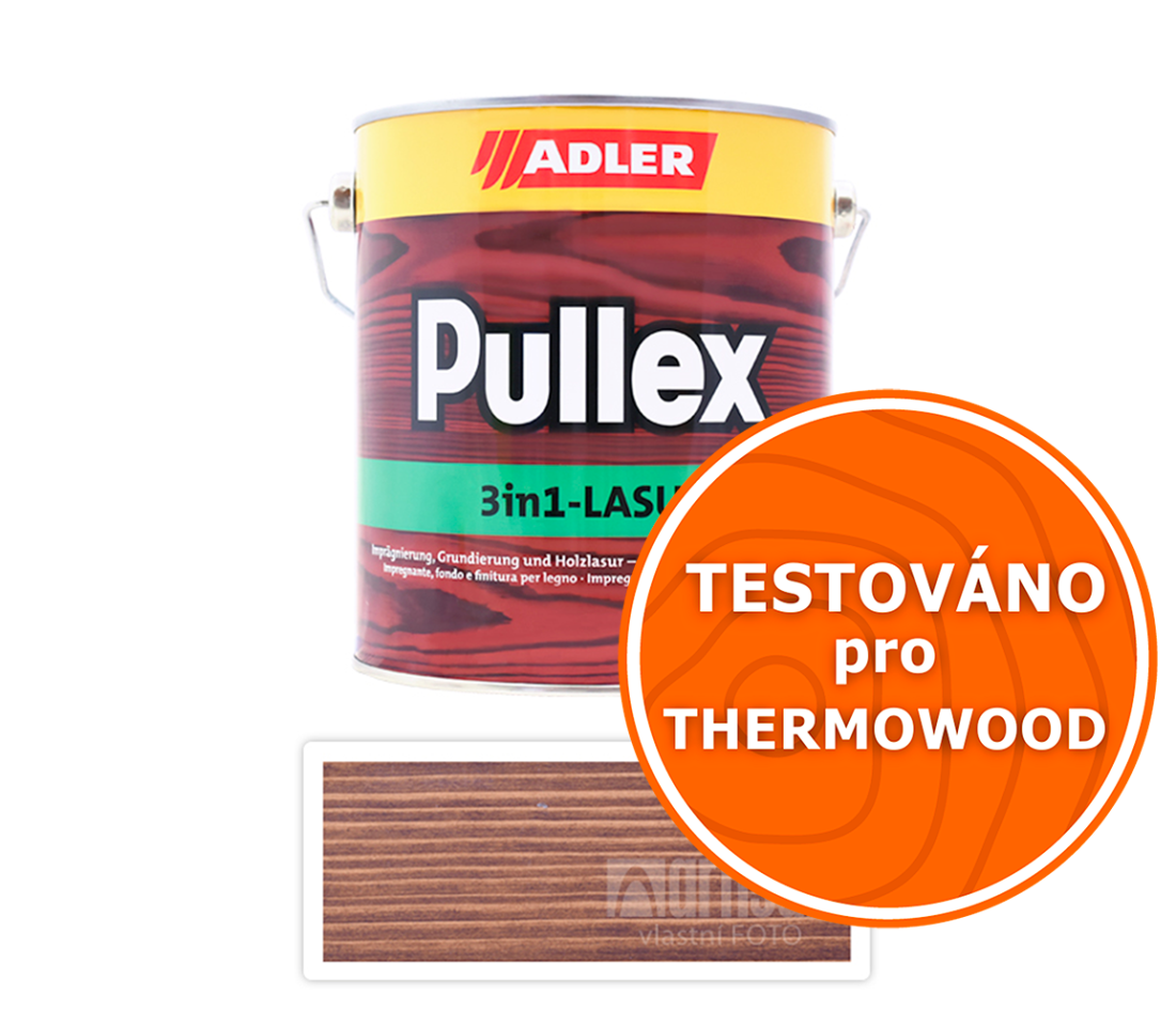 ADLER Pullex 3in1 Lasur - tenkovrstvá impregnační lazura 2.5 l Palisandr 4435050050