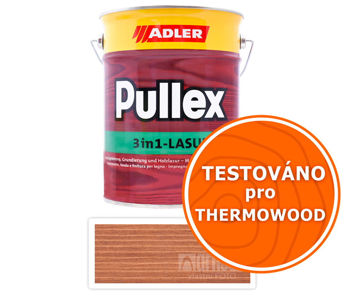 ADLER Pullex 3in1 Lasur - tenkovrstvá impregnační lazura 4.5 l Ořech 4435050049