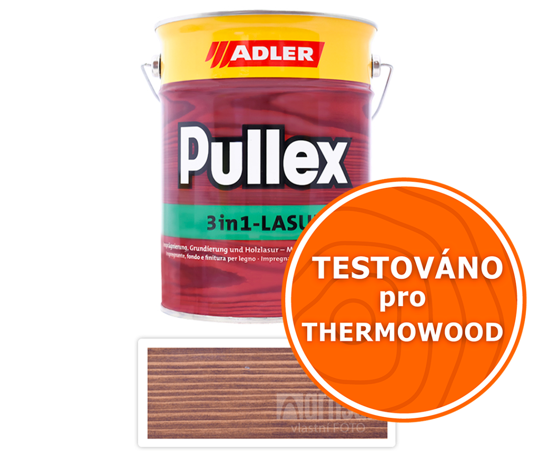 ADLER Pullex 3in1 Lasur - tenkovrstvá impregnační lazura 4.5 l Palisandr 4435050050