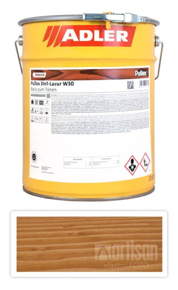 ADLER Pullex 3in1 Lasur - tenkovrstvá impregnační lazura 9.5 l Dub 4435050044