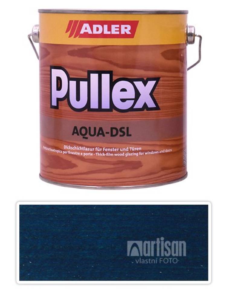 ADLER Pullex Aqua DSL - vodou ředitelná lazura na dřevo 2.5 l Blauer Morpho ST 07/1