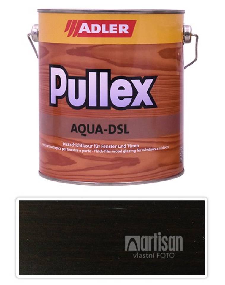 ADLER Pullex Aqua DSL - vodou ředitelná lazura na dřevo 2.5 l Eben LW 02/5
