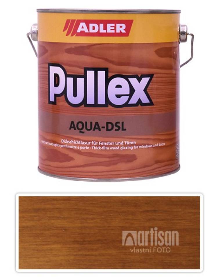 ADLER Pullex Aqua DSL - vodou ředitelná lazura na dřevo 2.5 l Ořech LW 02/3