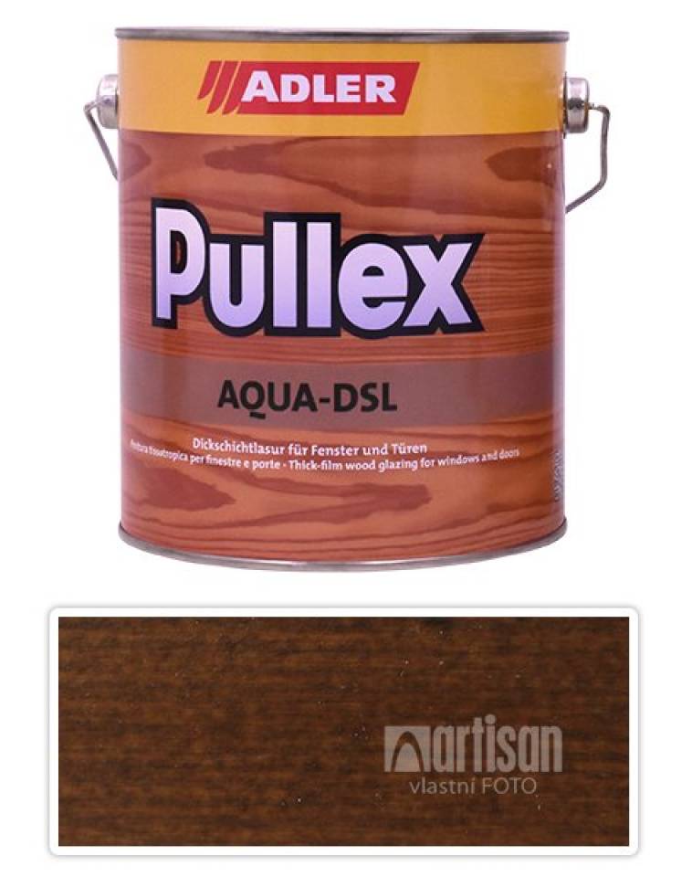 ADLER Pullex Aqua DSL - vodou ředitelná lazura na dřevo 2.5 l Palisandr LW 02/4