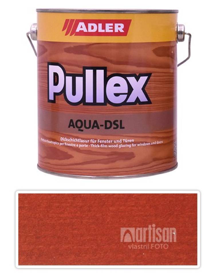 ADLER Pullex Aqua DSL - vodou ředitelná lazura na dřevo 2.5 l Rote Grutze ST 03/2