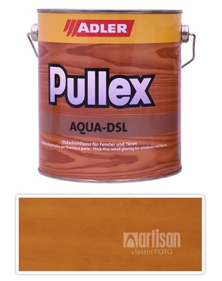 ADLER Pullex Aqua DSL - vodou ředitelná lazura na dřevo 2.5 l Weide LW 01/1