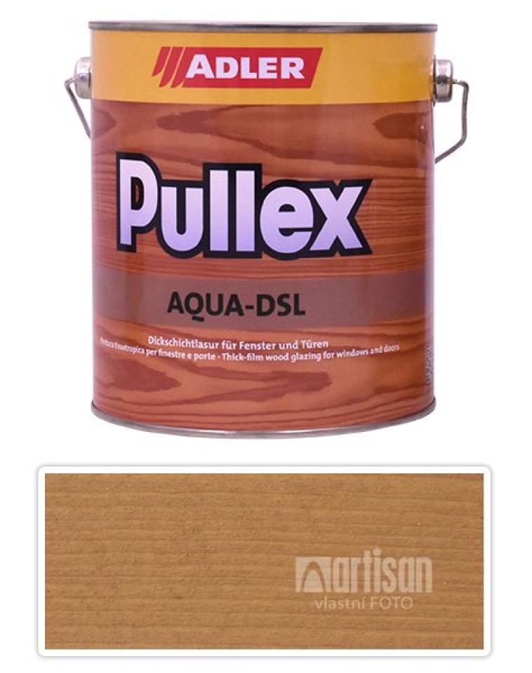 ADLER Pullex Aqua DSL - vodou ředitelná lazura na dřevo 2.5 l Wustenfuchs ST 06/4