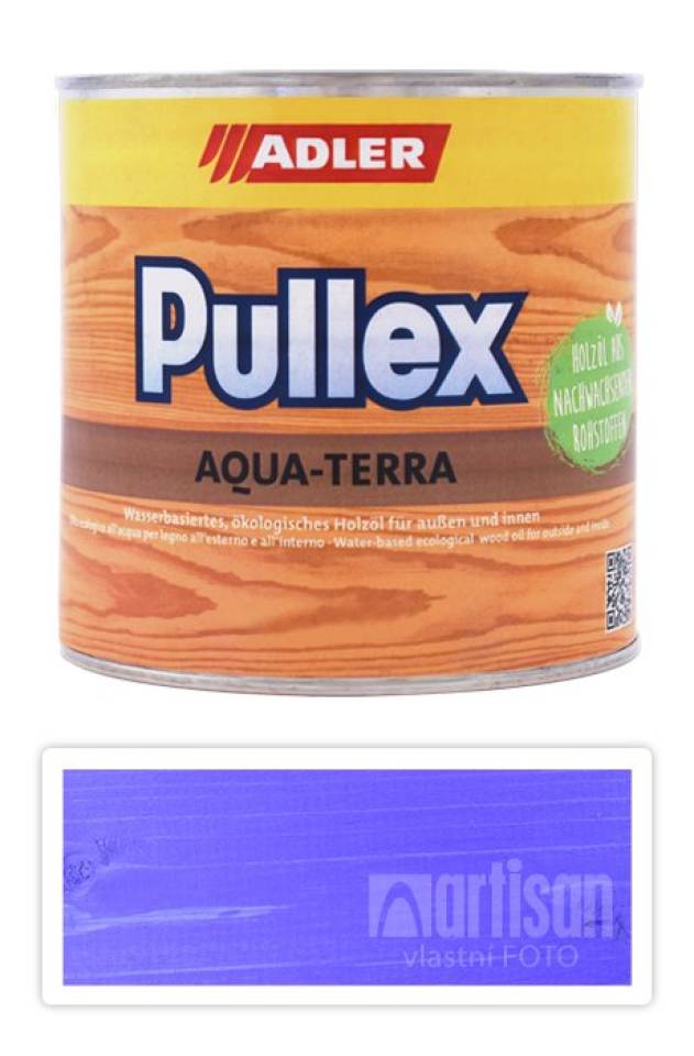 ADLER Pullex Aqua Terra - ekologický olej 0.75 l Modrá RAL 5002