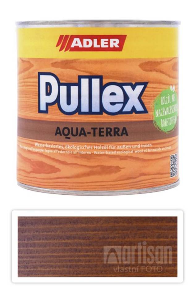 ADLER Pullex Aqua Terra - ekologický olej 0.75 l Ořech 50049