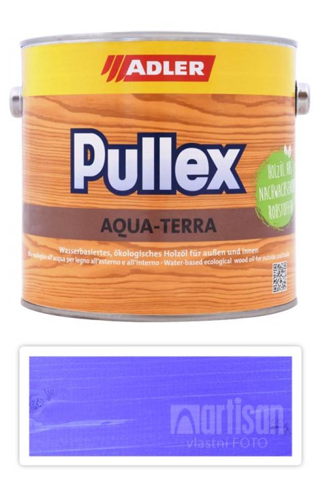 ADLER Pullex Aqua Terra - ekologický olej 2.5 l Modrá RAL 5002
