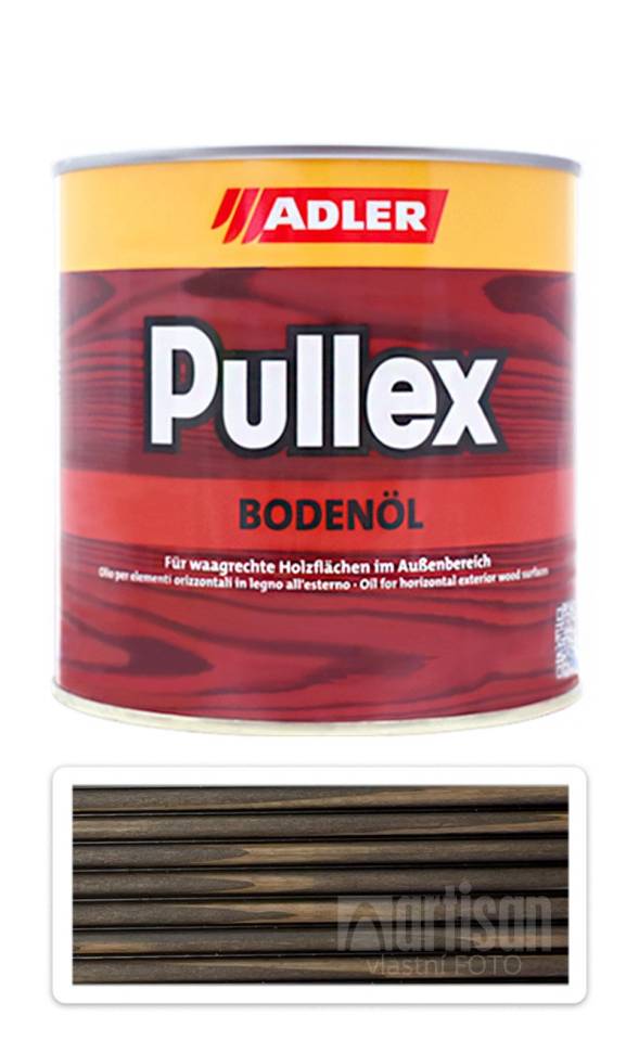 ADLER Pullex Bodenöl - terasový olej 0.75 l Šedohnědý