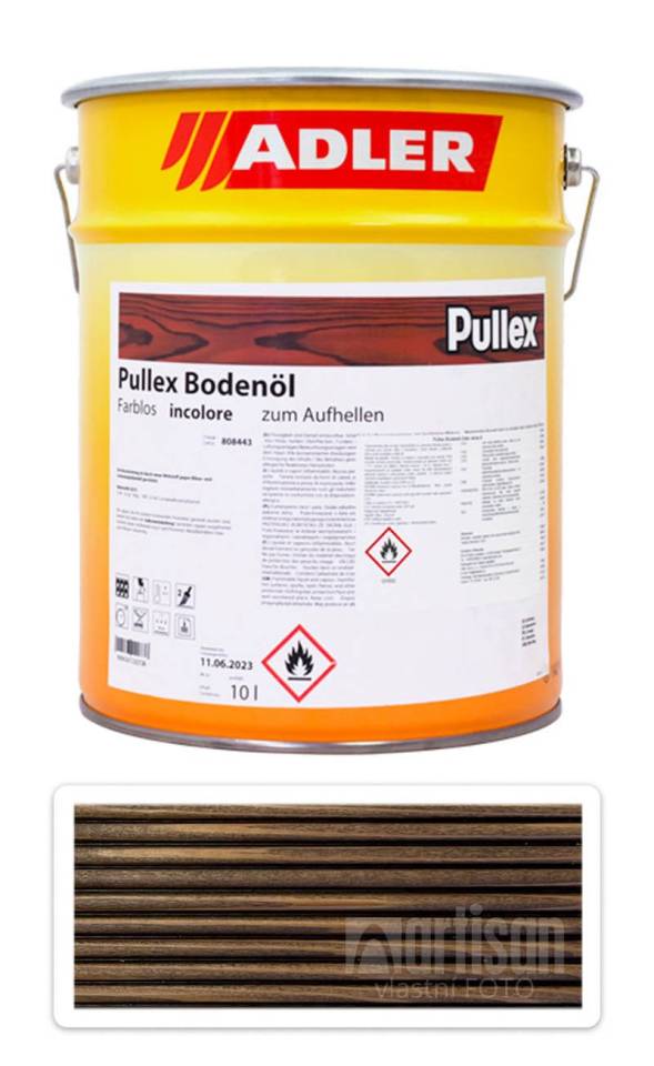 ADLER Pullex Bodenöl - terasový olej 10 l Eben