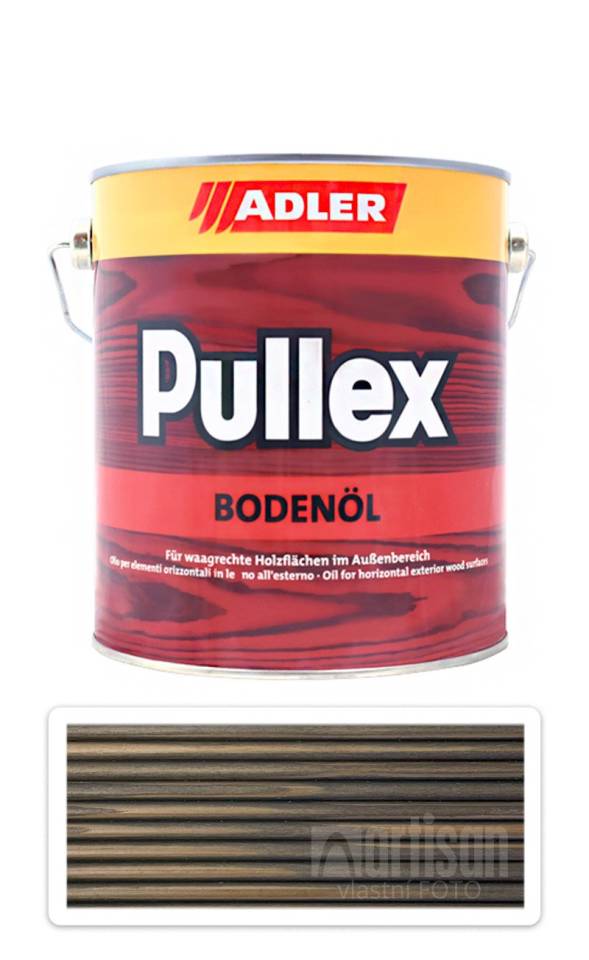 ADLER Pullex Bodenöl - terasový olej 2.5 l Tmavě šedý
