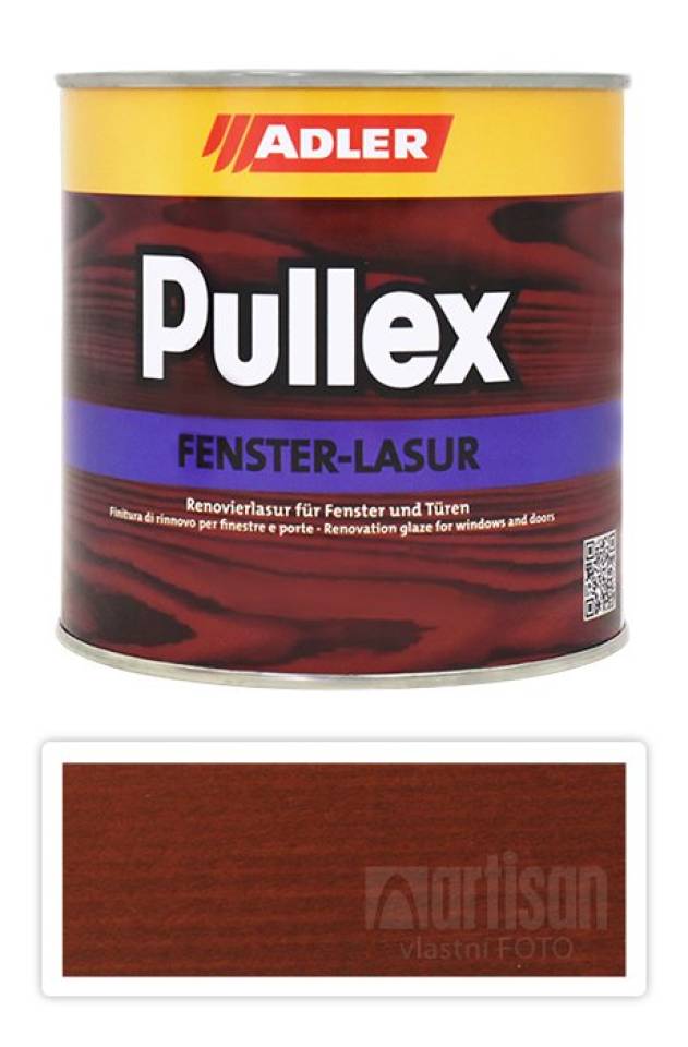 ADLER Pullex Fenster Lasur - renovační lazura na okna a dveře 0.75 l Abendrot ST 02/5