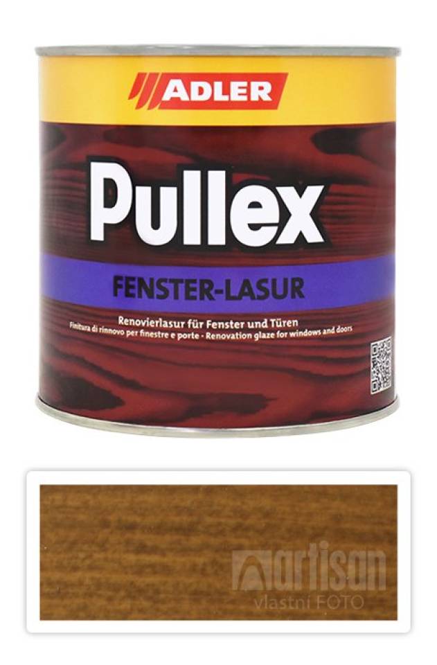 ADLER Pullex Fenster Lasur - renovační lazura na okna a dveře 0.75 l Cedr LW 02/2