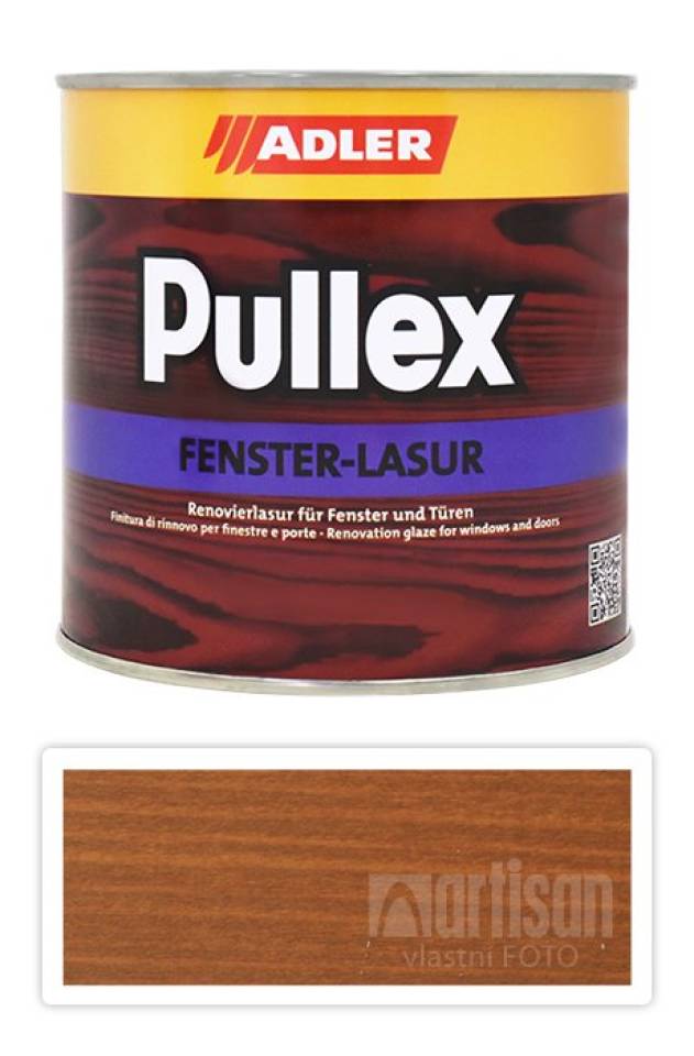 ADLER Pullex Fenster Lasur - renovační lazura na okna a dveře 0.75 l Cube ST 02/3