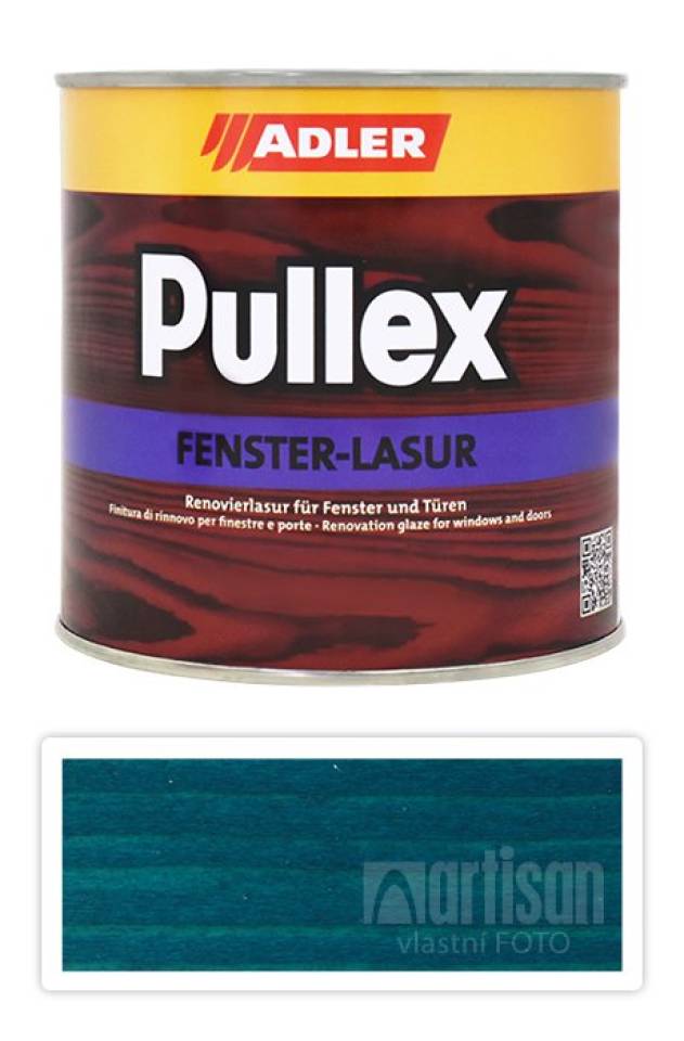 ADLER Pullex Fenster Lasur - renovační lazura na okna a dveře 0.75 l Kolibri ST 07/4