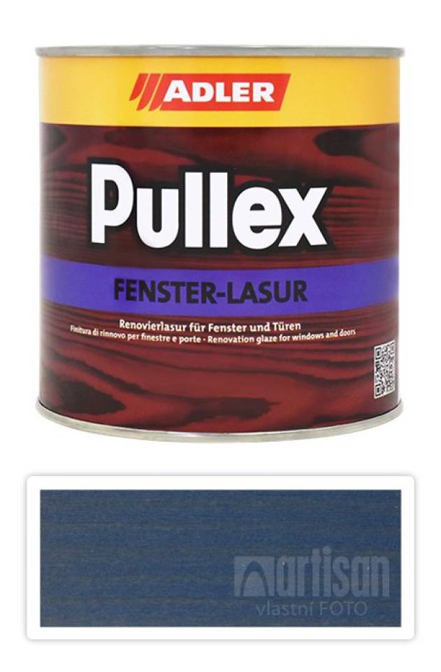 ADLER Pullex Fenster Lasur - renovační lazura na okna a dveře 0.75 l Tulum ST 07/2