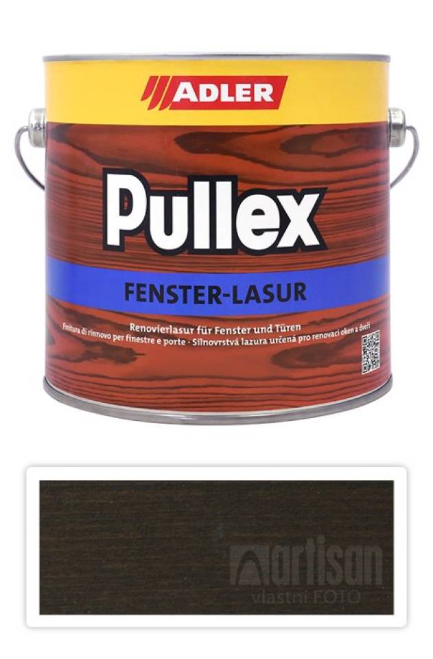 ADLER Pullex Fenster Lasur - renovační lazura na okna a dveře 2.5 l Darth Vader ST 04/5