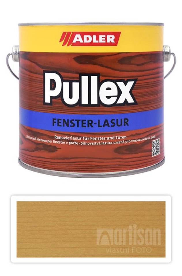 ADLER Pullex Fenster Lasur - renovační lazura na okna a dveře 2.5 l Dune ST 06/2