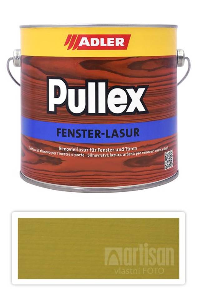 ADLER Pullex Fenster Lasur - renovační lazura na okna a dveře 2.5 l Eierlikör LW 08/4