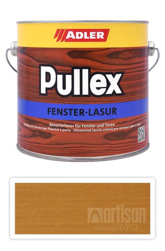 ADLER Pullex Fenster Lasur - renovační lazura na okna a dveře 2.5 l Lockenkopf ST 01/4